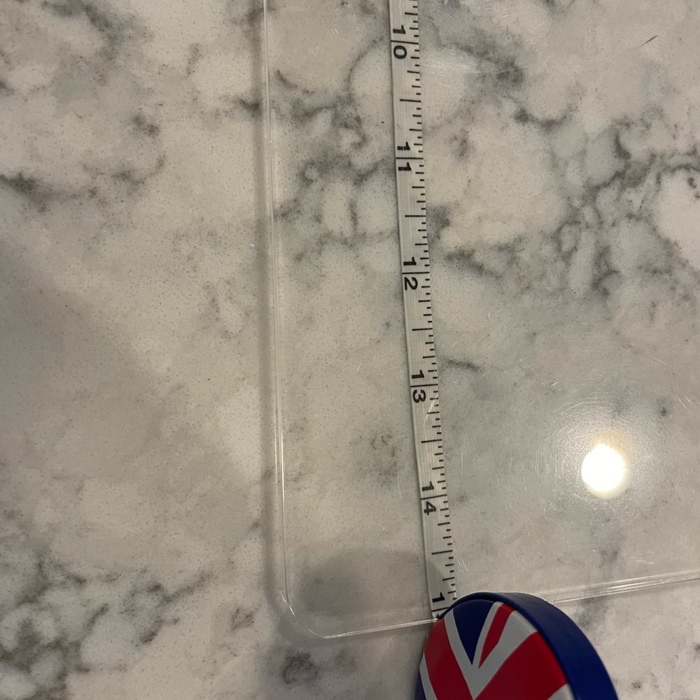Louis Vuitton never full GM base shaper clear acrylic